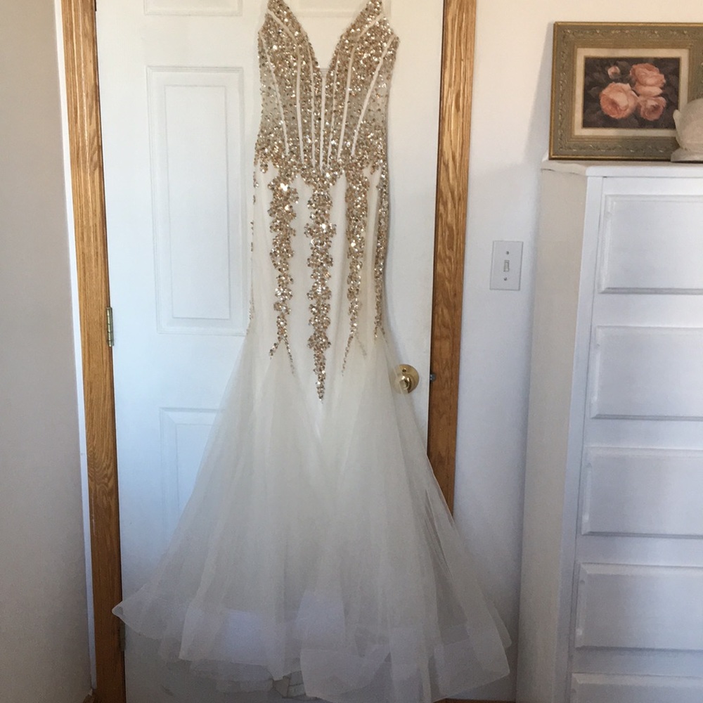 Jovani mermaid prom dress sz 0